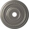 Ekena Millwork Cole Thermoformed PVC Ceiling Medallion Fits Canopies up to 6-in., Aged Dark Steel CMP22COCST - alternate 1